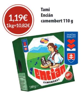 Tami Encián camembert 110 g