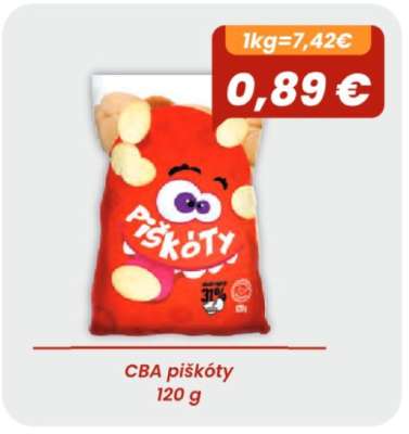 CBA piškóty