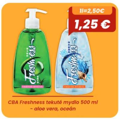 CBA Freshness tekuté mydlo 500 ml