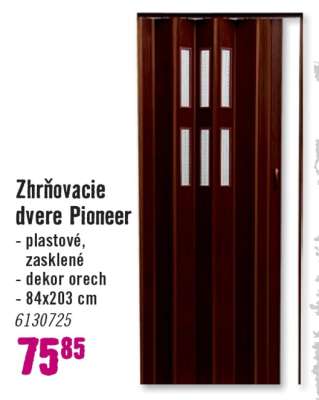 Zhrňovacie dvere Pioneer