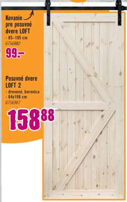 Posuvné dvere LOFT 2