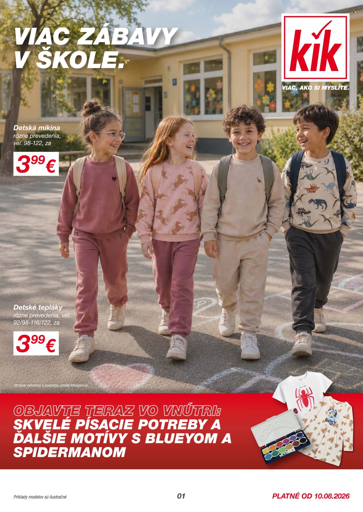 Leták kik. Strana 1