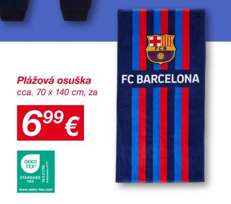 Plážová osuška FC Barcelona