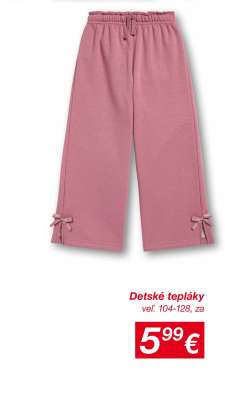 Detské tepláky
