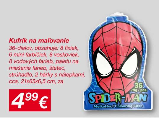 Kufrík na maľovanie