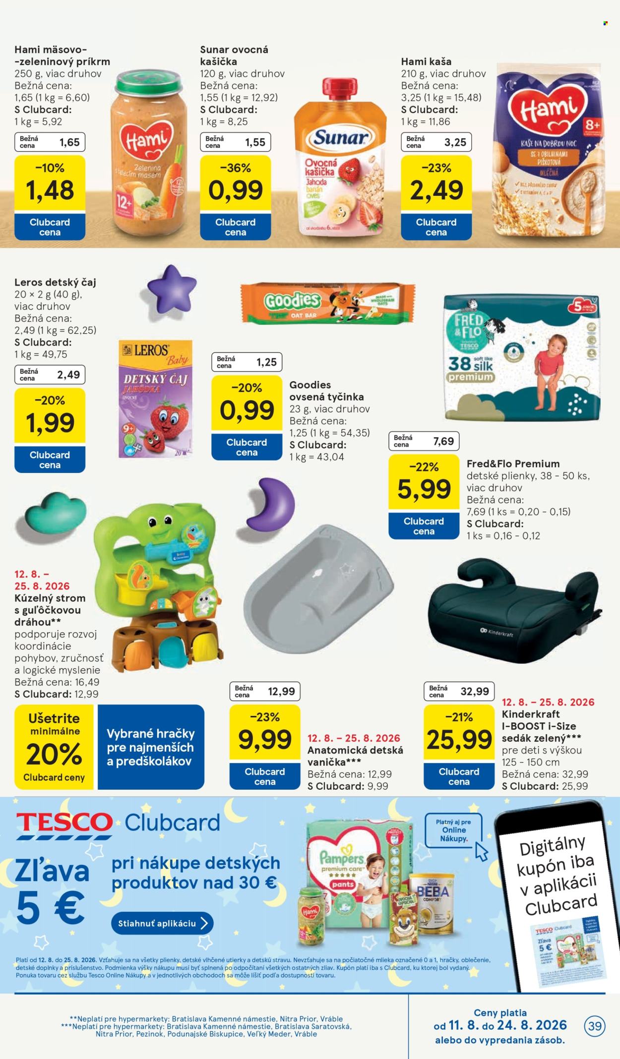 Leták TESCO - 12.8.2026 - 18.8.2026. Strana 39