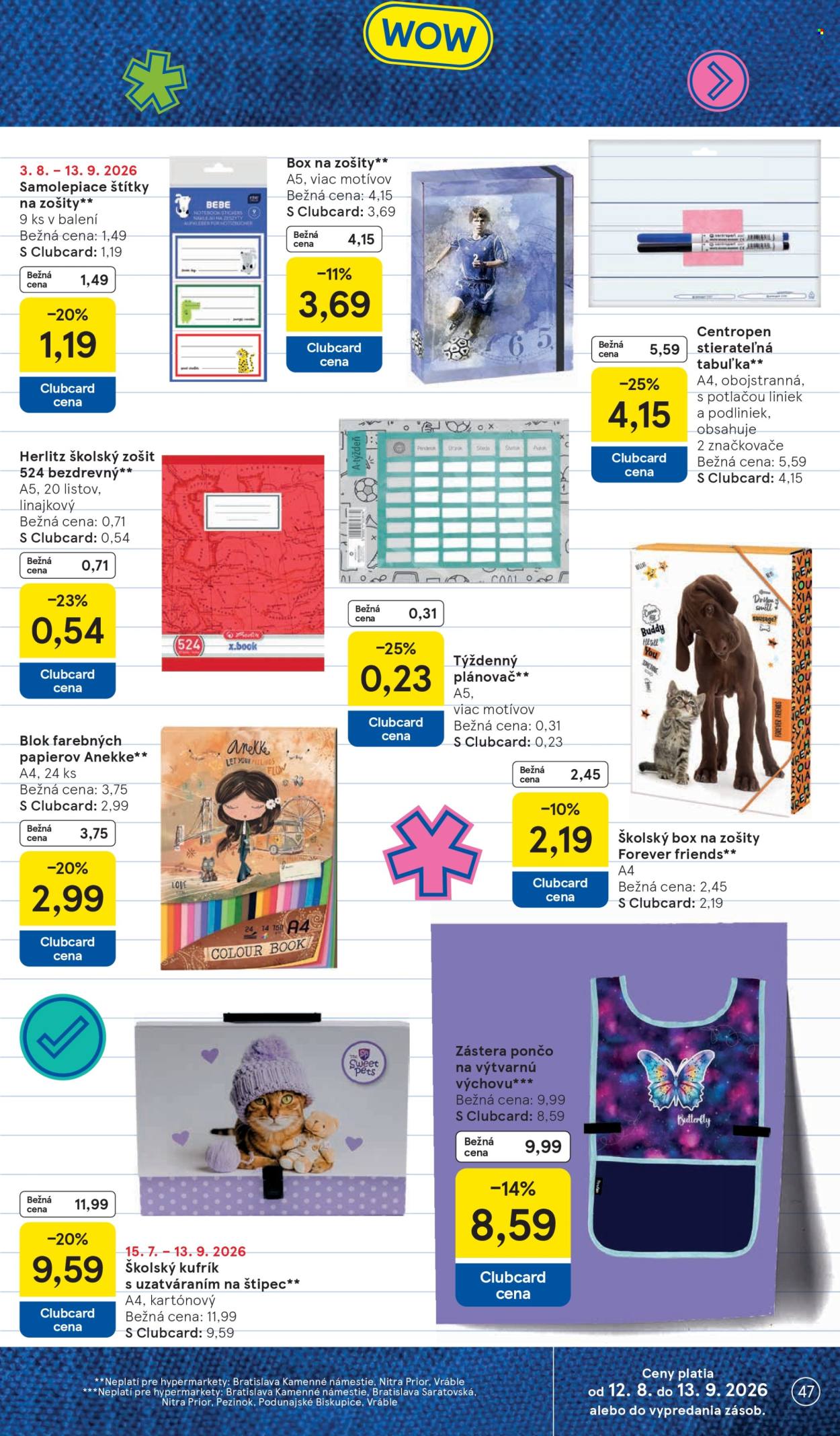 Leták TESCO - 12.8.2026 - 18.8.2026. Strana 47