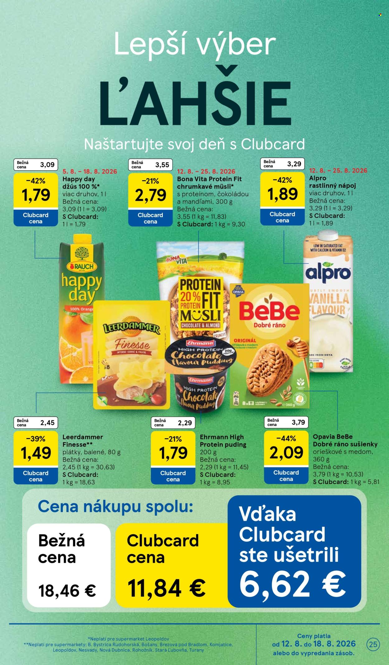 Leták TESCO supermarket - 12.8.2026 - 18.8.2026. Strana 25