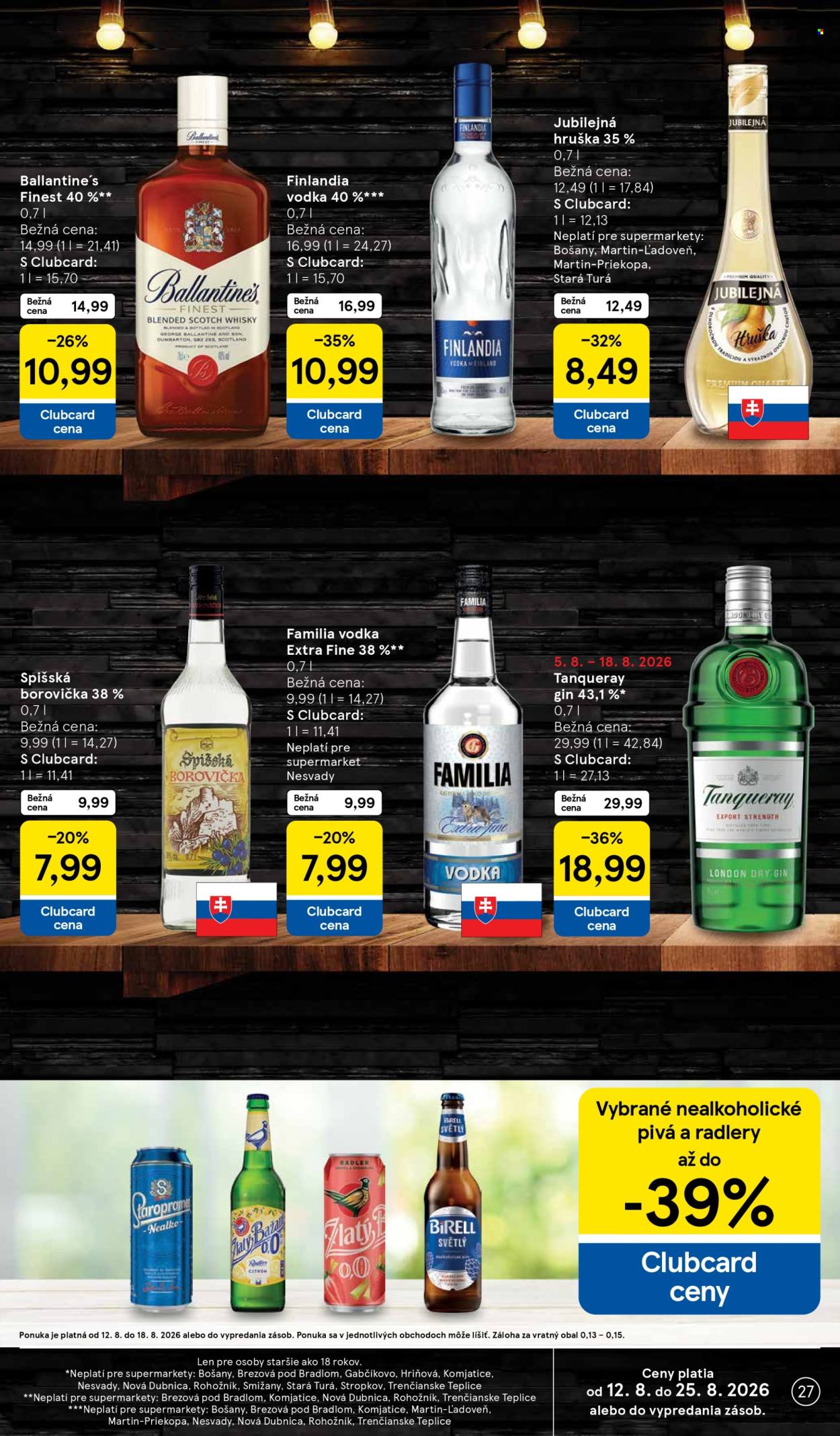Leták TESCO supermarket - 12.8.2026 - 18.8.2026. Strana 27