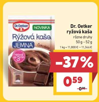 Dr. Oetker ryžová kaša