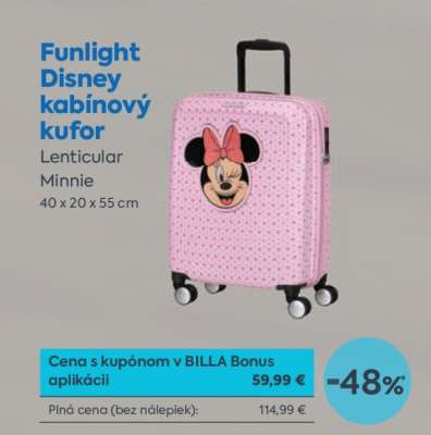 Funlight Disney kabínový kufor
