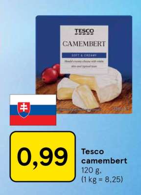 Tesco camembert