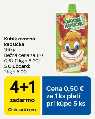 Kubík ovocná kapsička
