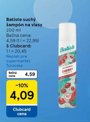 Batiste suchý šampón na vlasy