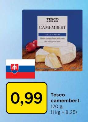 Tesco camembert