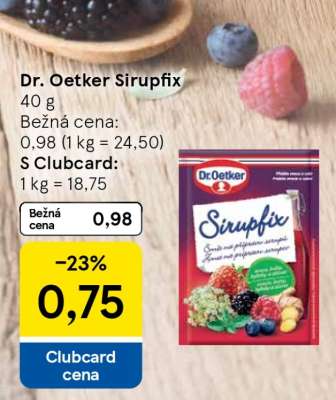 Dr. Oetker sirupfix
