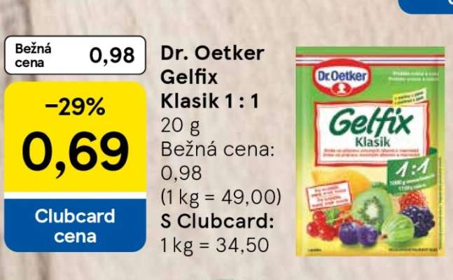 Dr. Oetker Gelfix Klasik 1:1