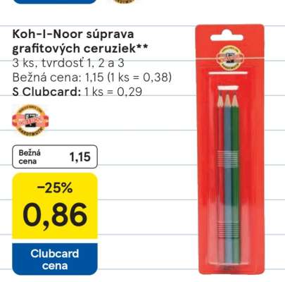 Koh-I-Noor súprava grafitových ceruziek
