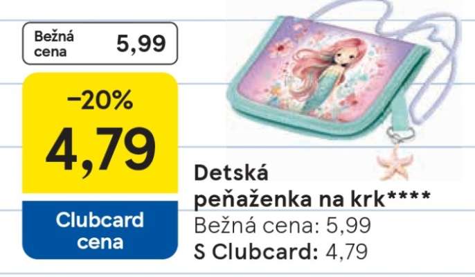 Detská peňaženka na krk****