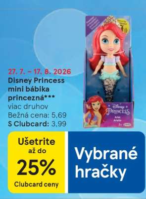 Disney Princess mini bábika princezná****