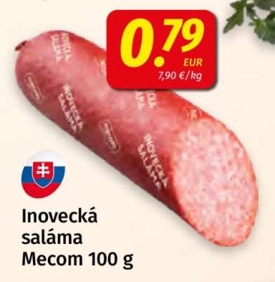 Inovecká saláma Mecom 100 g
