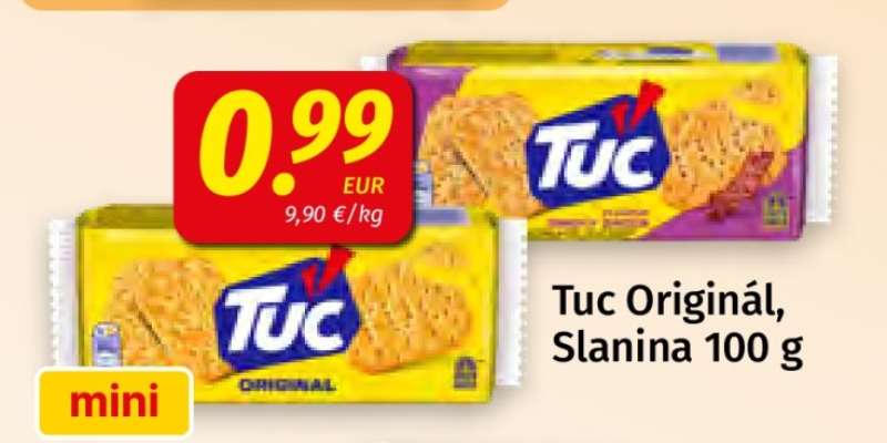 Tuc Originál, Slanina 100 g