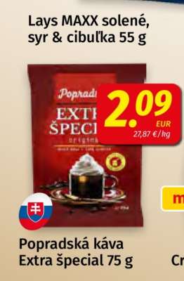 Popradská káva Extra špecial 75 g