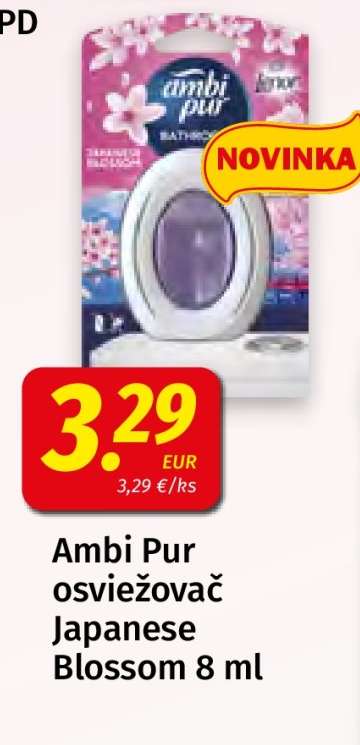 Ambi Pur osviežovač Japanese Blossom 8 ml