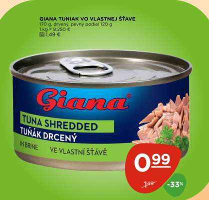 GIANA TUNIAK VO VLASTNEJ ŠŤAVE