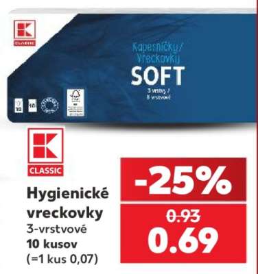 Hygienické vreckovky