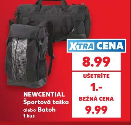 NEWCENTIAL Športová taška alebo Batoh