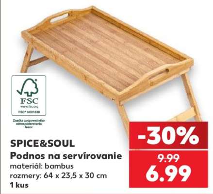 SPICE&SOUL Podnos na servírovanie