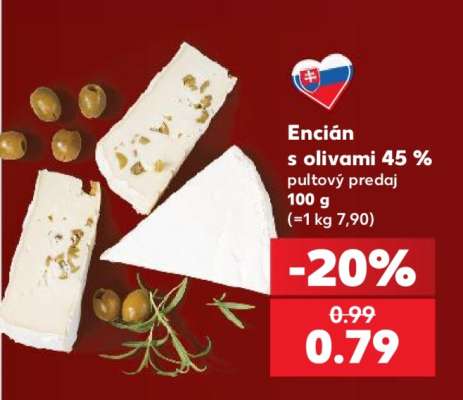 Encián s olivami 45 %