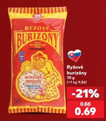 Ryžové burizóny 70 g