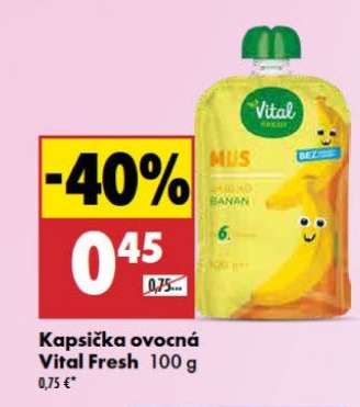 Kapsička ovocná Vital Fresh 100 g
