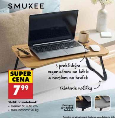 Stolík na notebook