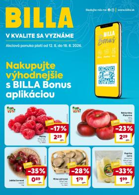 Billa - Bonus leták