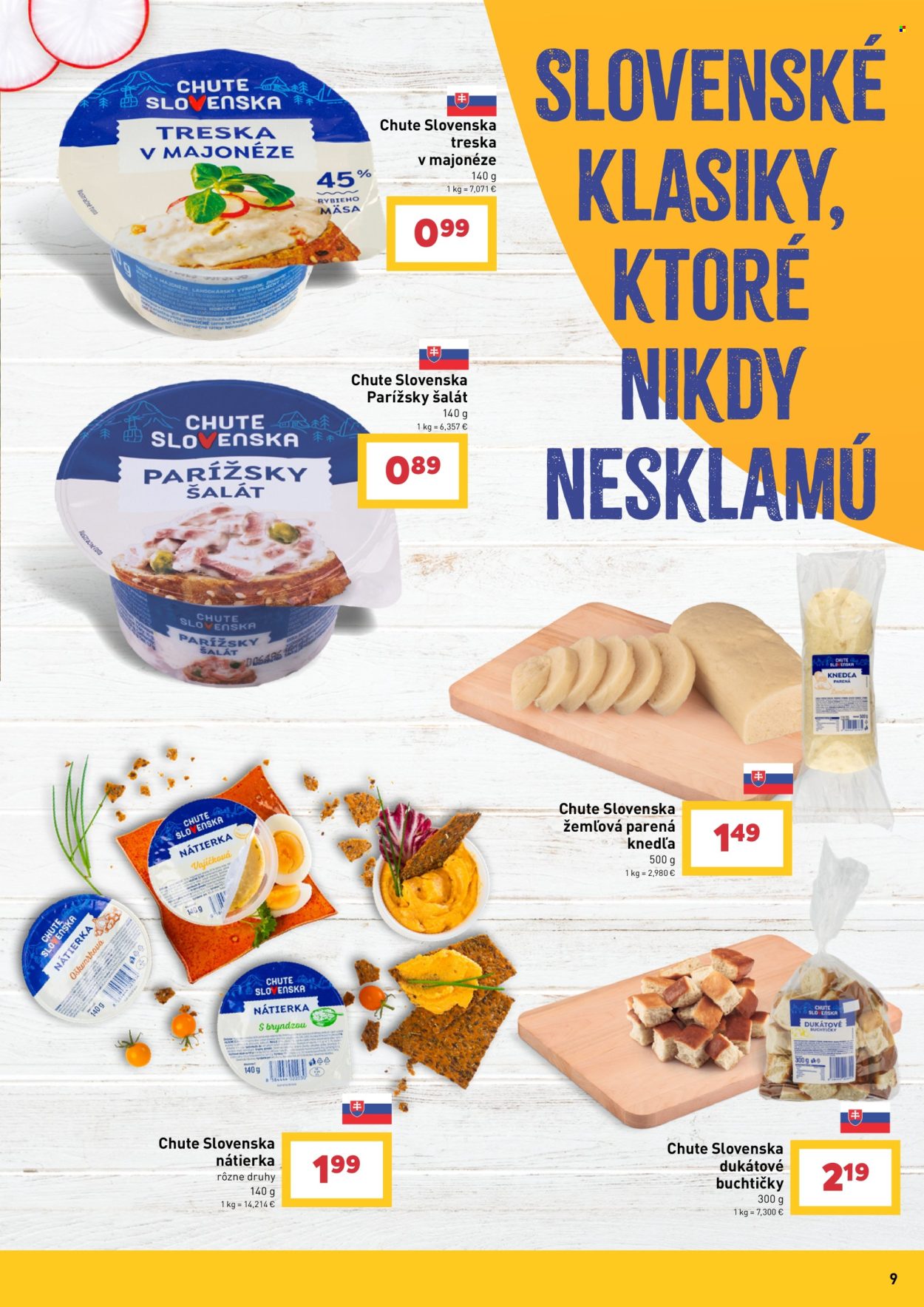Leták Billa - 12.8.2026 - 8.9.2026. Strana 9