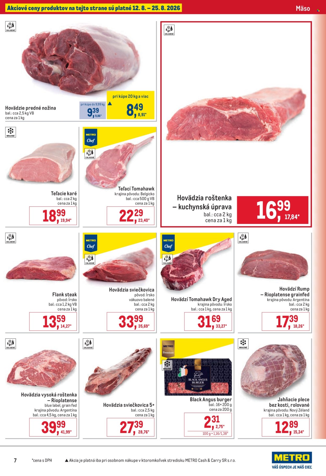 Leták Metro - 12.8.2026 - 8.9.2026. Strana 7