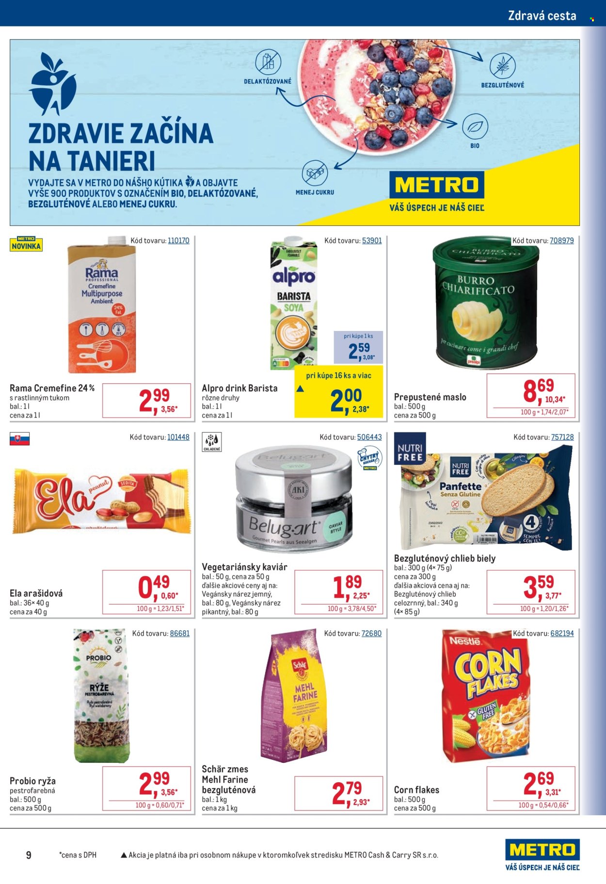 Leták Metro - 12.8.2026 - 8.9.2026. Strana 9