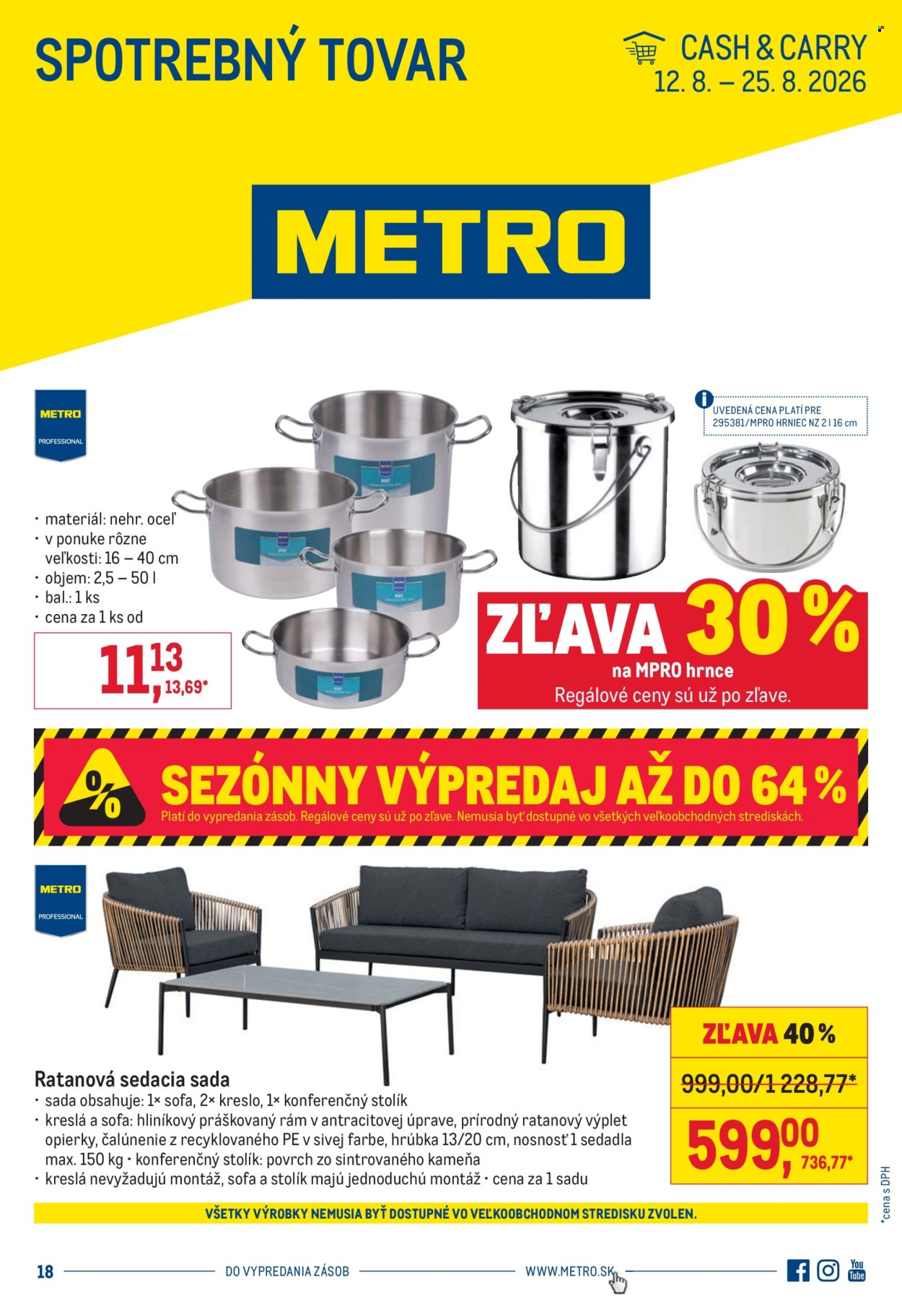 Leták Metro - 12.8.2026 - 25.8.2026. Strana 1