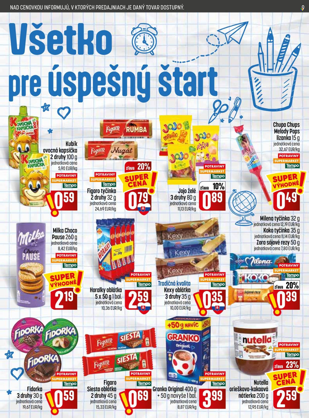 Leták COOP Jednota - 13.8.2026 - 19.8.2026. Strana 9