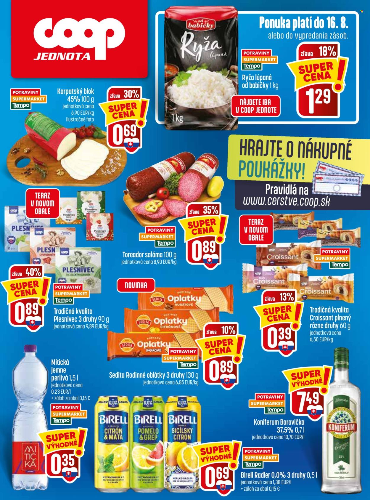 Leták COOP Jednota - 13.8.2026 - 19.8.2026. Strana 28
