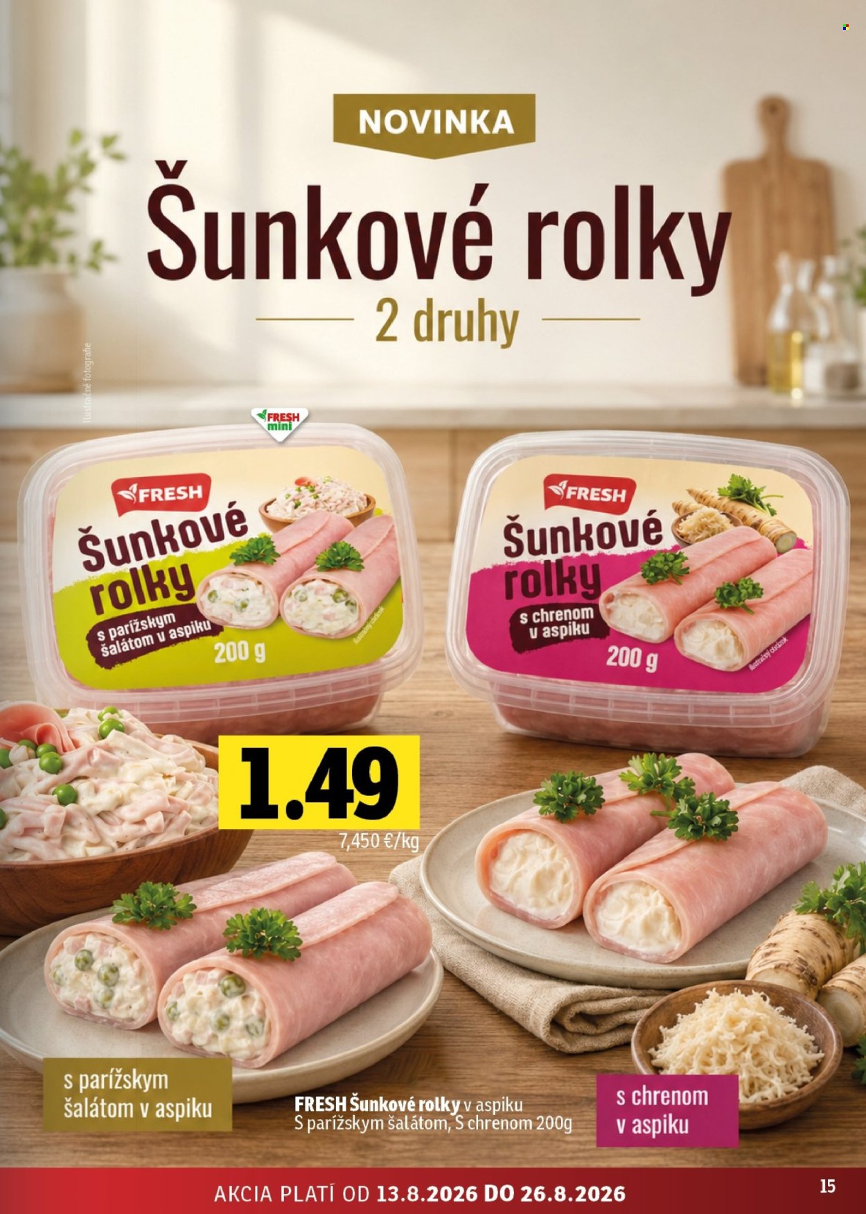 Leták FRESH - 13.8.2026 - 26.8.2026. Strana 15