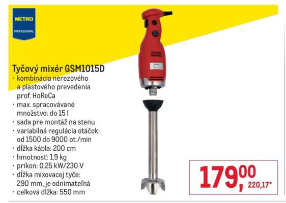 Tyčový mixér GSM1015D