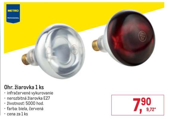 Ohr. žiarovka 1 ks
