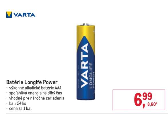 Batérie Longlife Power