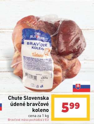 Chute Slovenska údené bravčové koleno