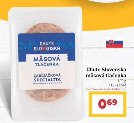 Chute Slovenska mäsová tlačenka