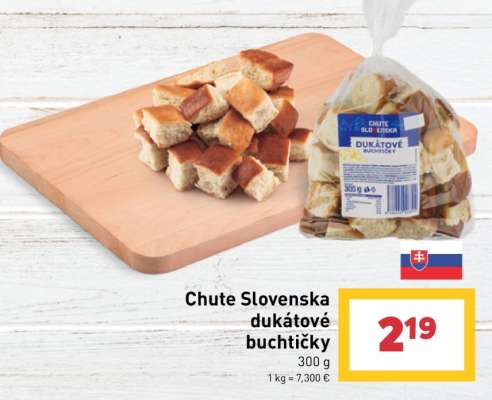 Chute Slovenska dukátové buchtičky